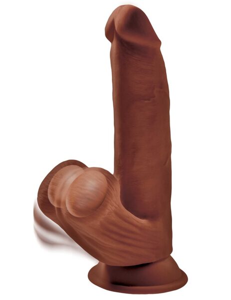 18cm Triple Density Cock with Swinging Balls