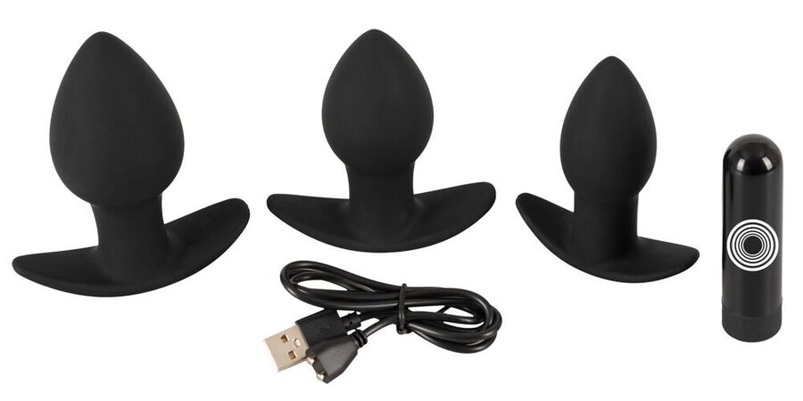 Komplekts ar vibrāciju Butt plug set
