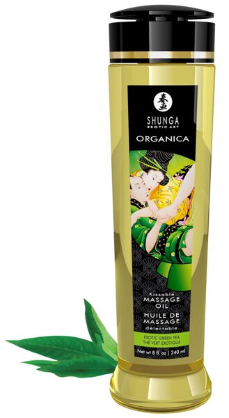 Dažādas garšas Vegāniska, Oraniska Masāžas eļļa Shunga 