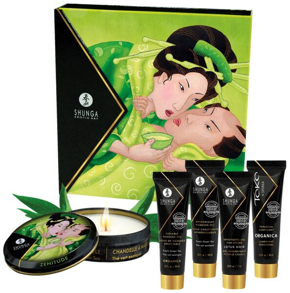Komplekts Zaļā tēja Shunga Geisha