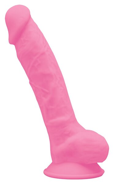 Tumsā spīdošs dildo 7“ Model 1 Glow in the Dark