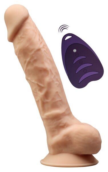 Vibrējošs dildo ar pūlti 8“ Model 1 Vibration with LRS